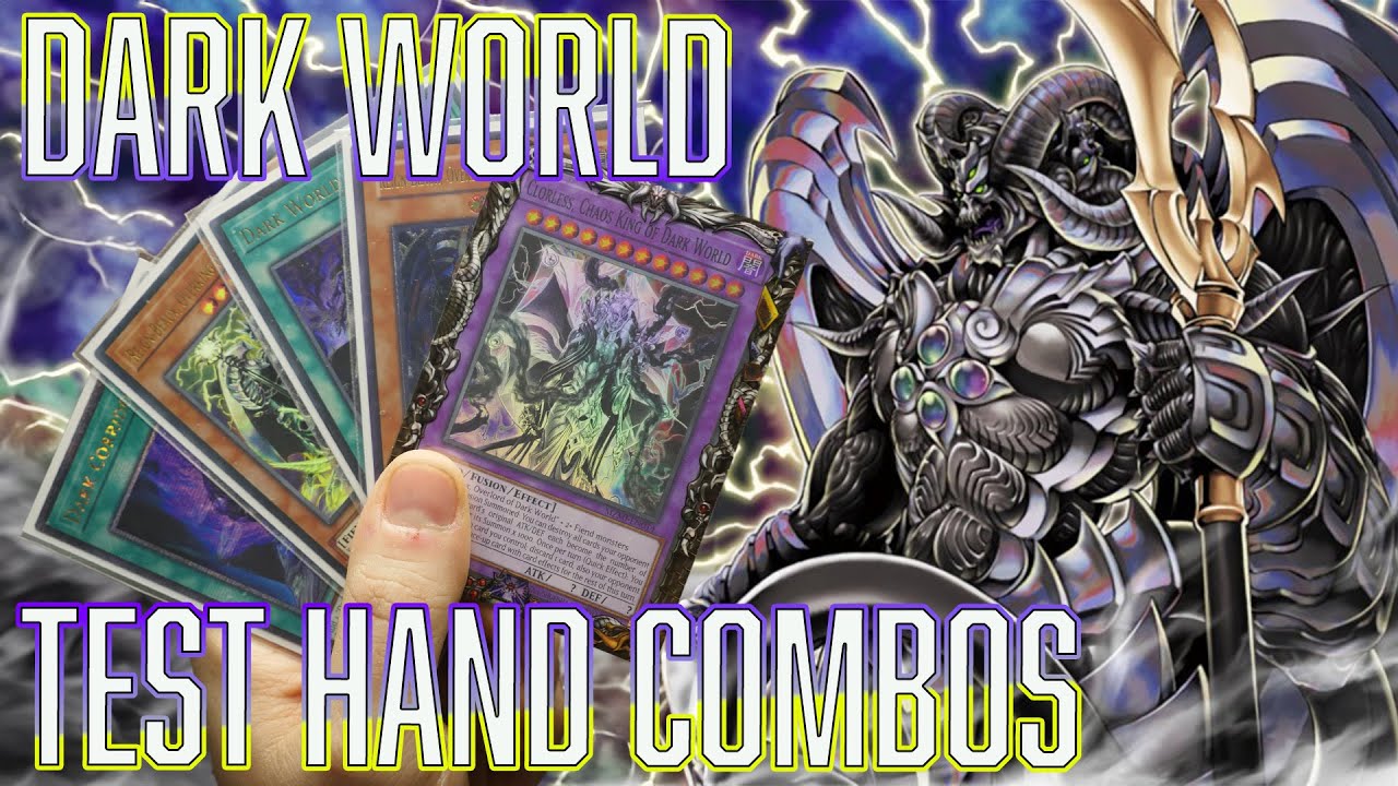 YUGIOH Dark World Test Hand Combos JAN 2024