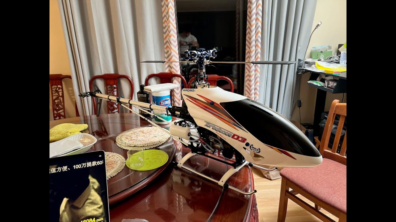 Hirobo Turbulence D3 90 Nitro 3D Helicopter