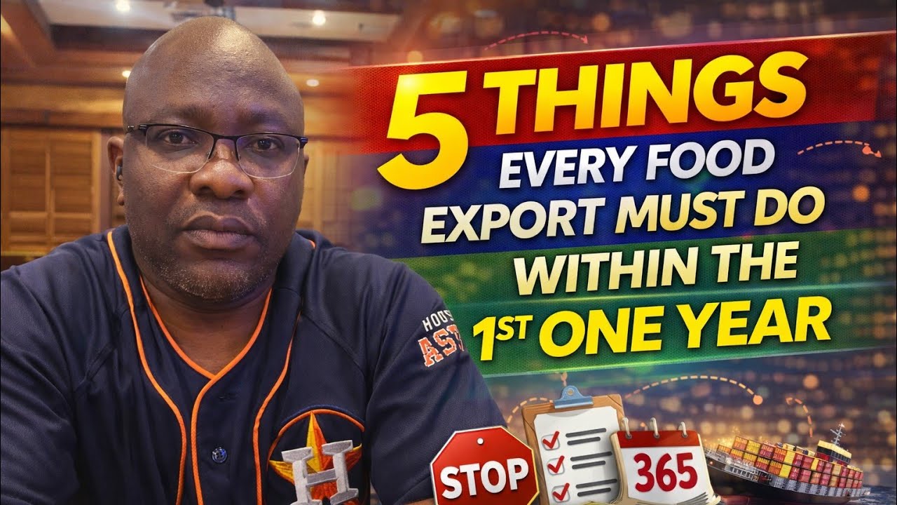 5 Things Every Food Export Must Do Within The 1st One Year