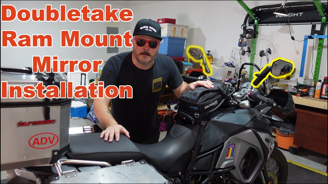 Doubletake Mirror Installation on the Grey Goose | BMW F800 GS