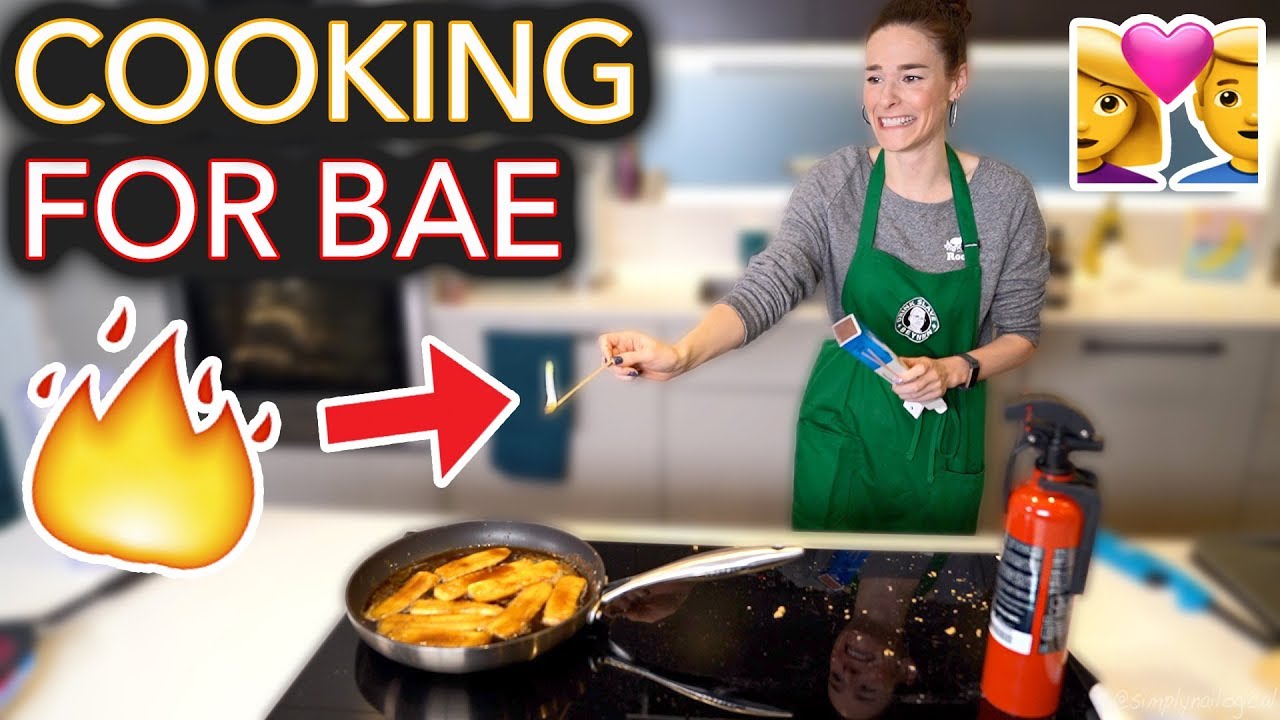 I Tried to Cook My Boyfriend His Fav Meal (I set it on fire)