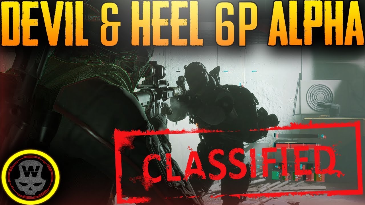 Heel&Devil! 6 Piece Classified AlphaBridge! UNDERGROUND! (The Division 1.8 PTS)