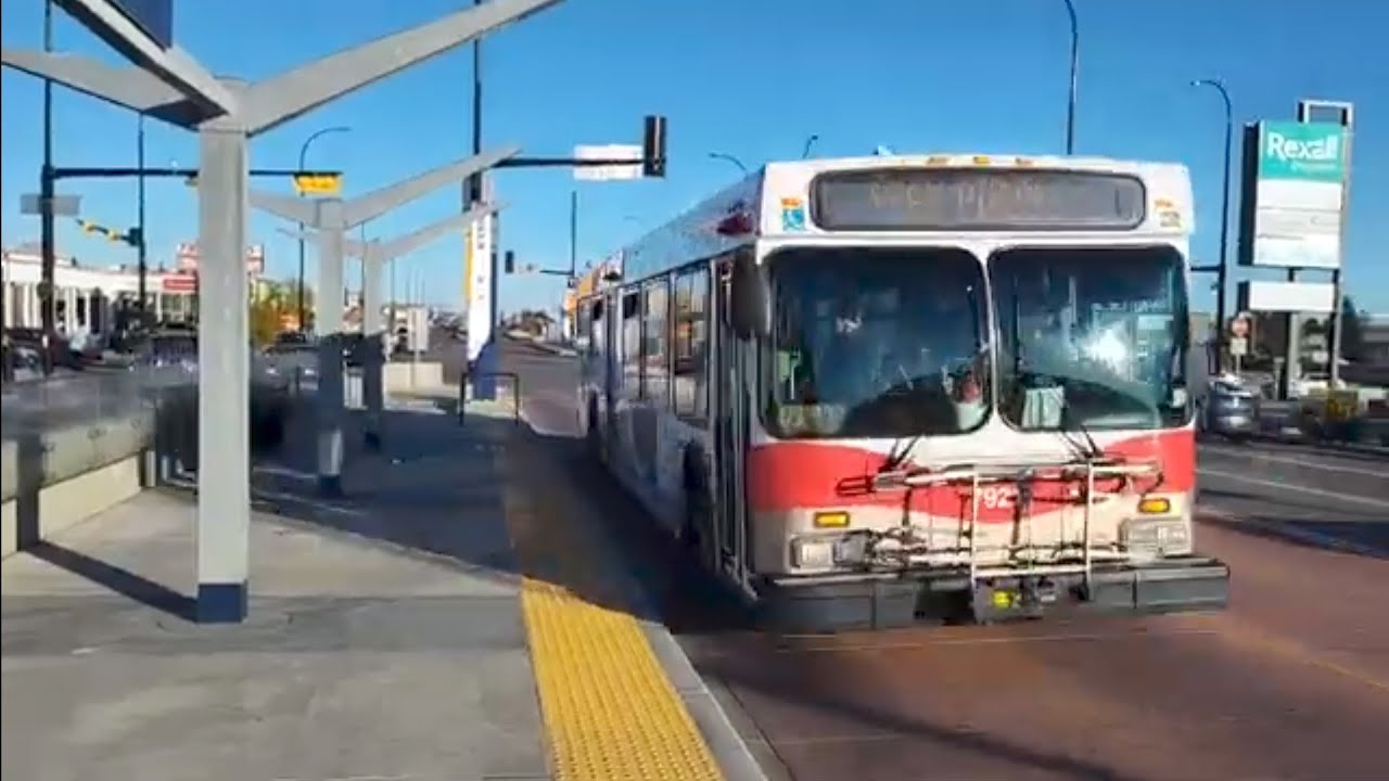 CALGARY TRANSIT: 33 Street SE BRT Station   (full station tour)