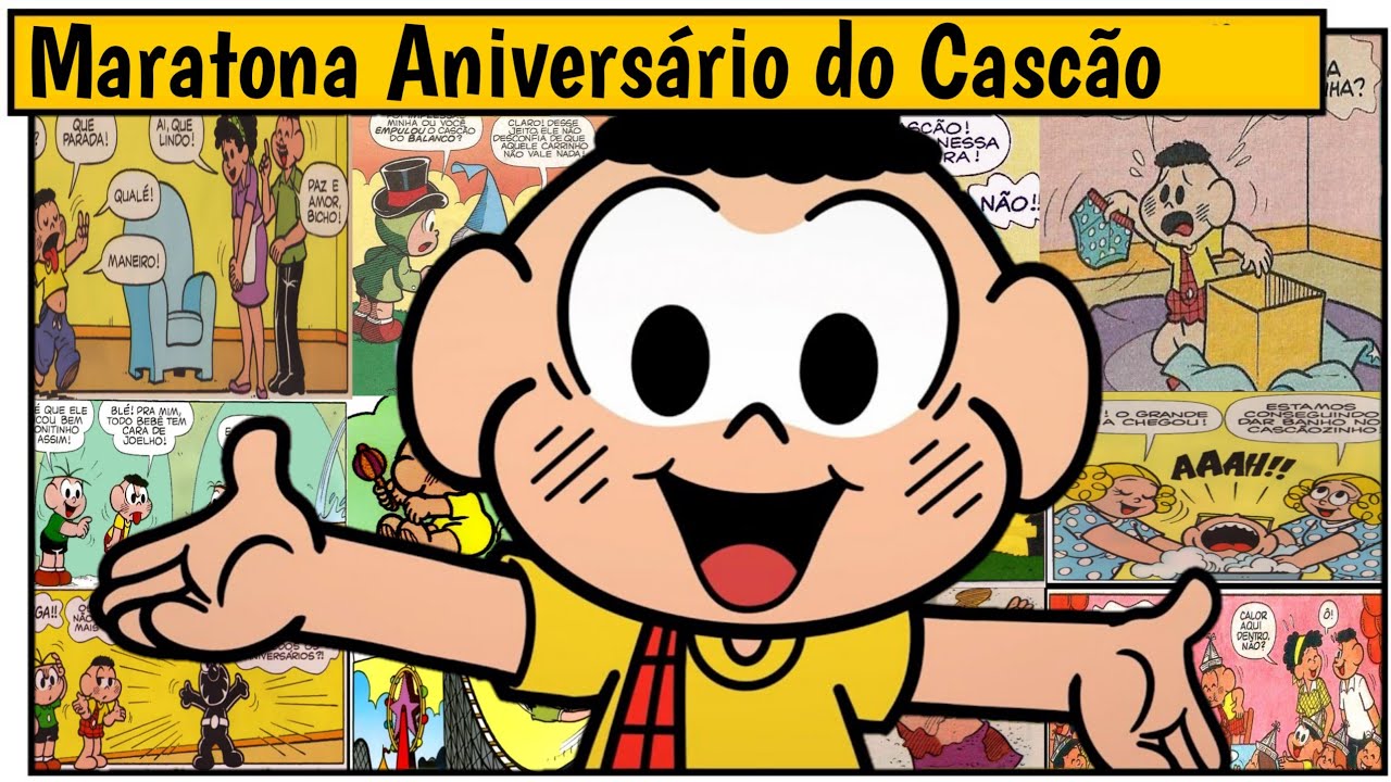 Maratona aniversário do Cascão | Histórias de aniversário do Cascão | Narra Quadrinhos
