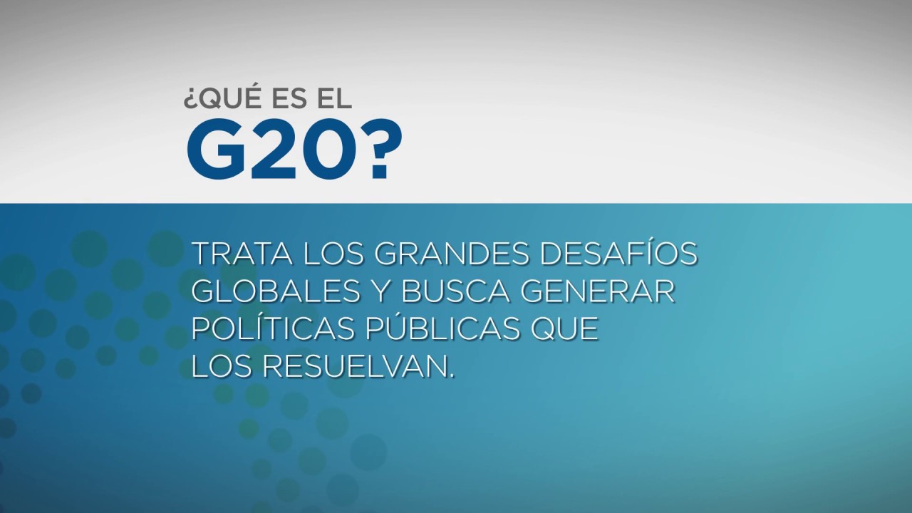 &iquest;Qu&eacute; es el G20?