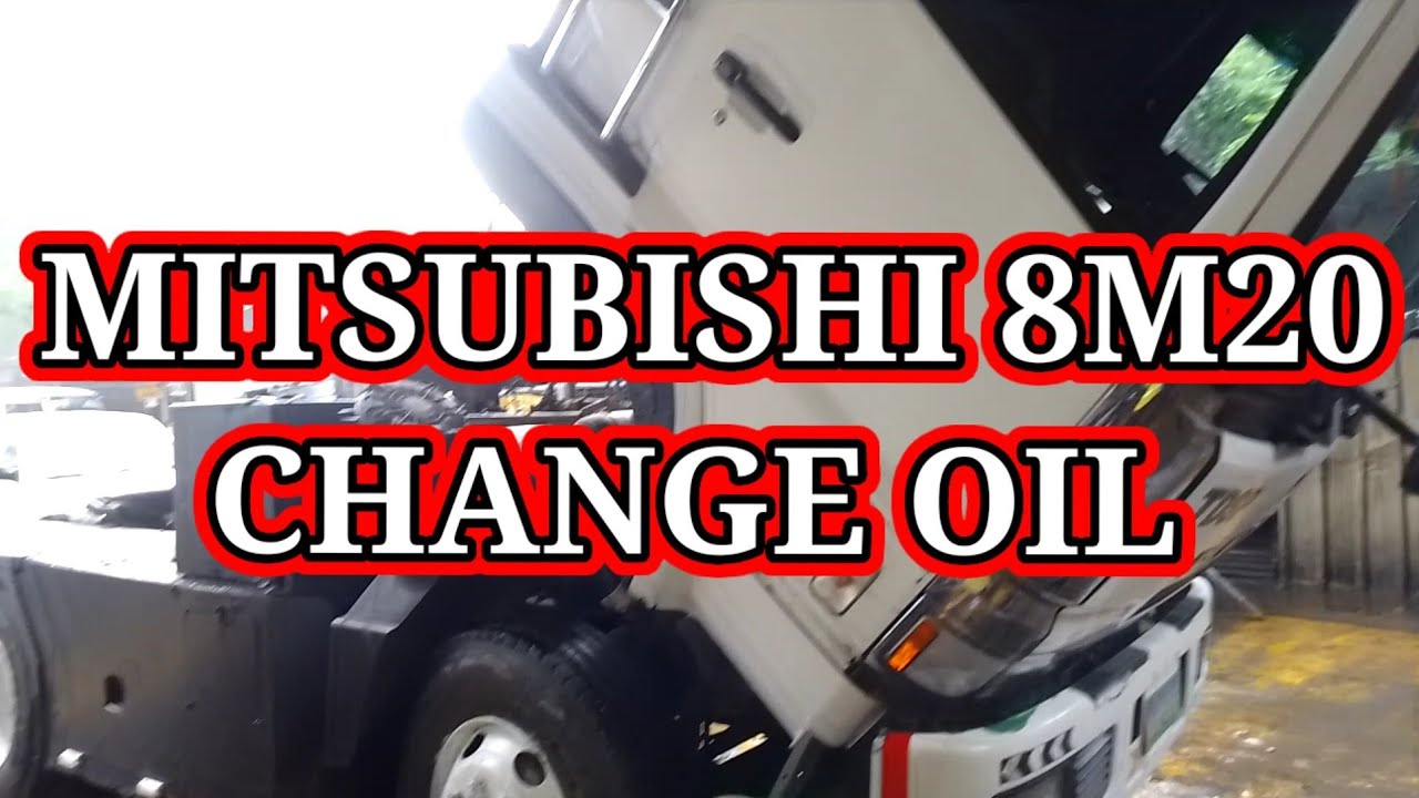 VLOG#50 FUSO 8M20 MITSUBISHI UNIT CHANGE OIL(PM'S)# RDIVZ MECHANICS CHANNEL