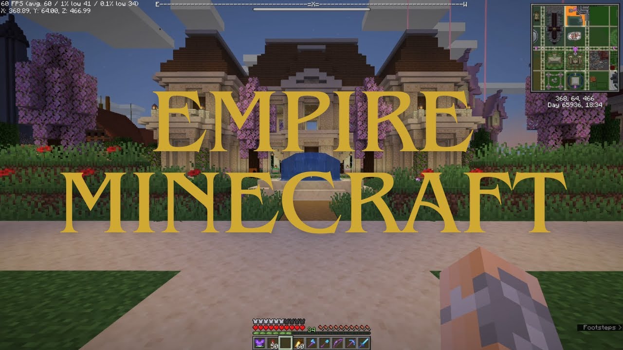 (Empire Minecraft) My Residence Tour