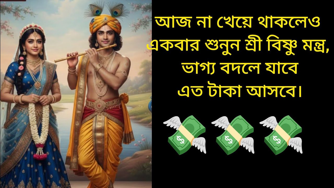 আজ না খেয়ে থাকলেও আজ একবার শুনুন শ্রী বিষ্ণু মন্ত্র, ভাগ্য বদলে যাবে আজ এত টাকা আসবে।