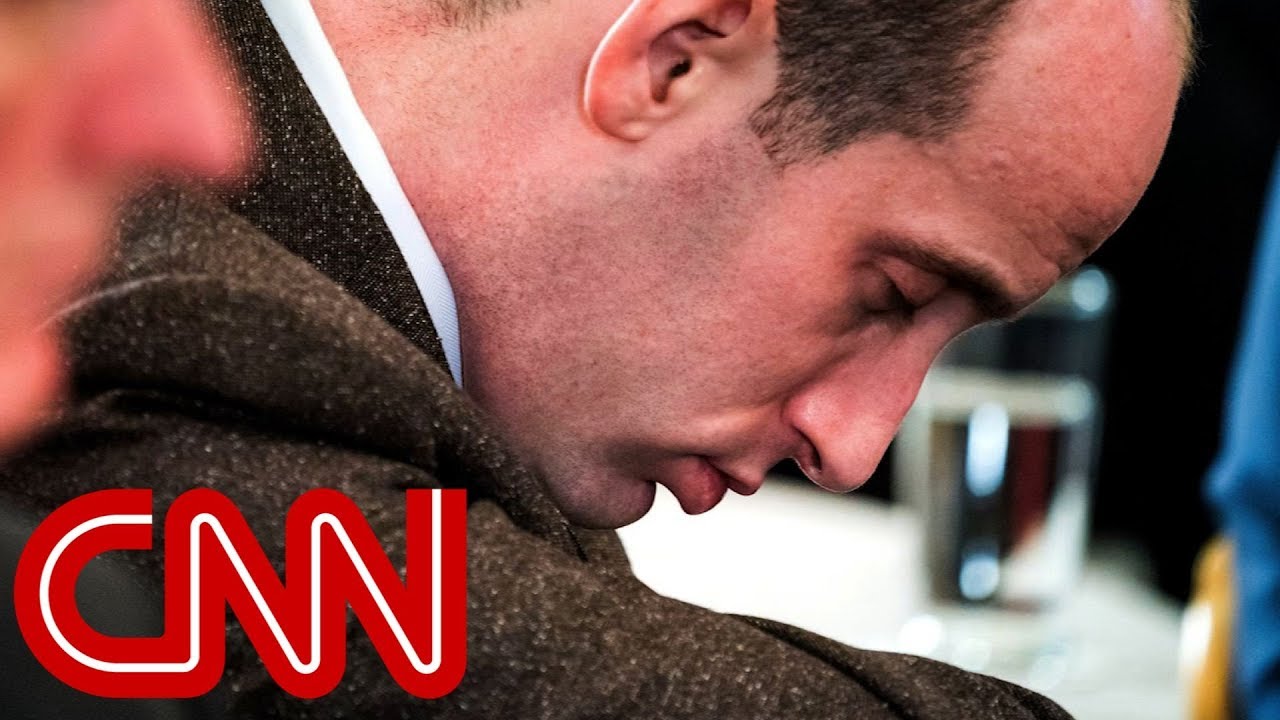 Stephen Miller caught snoozing during Trump's speech