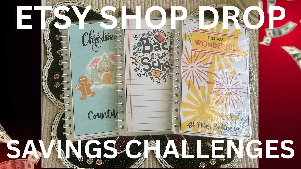 SAVINGS CHALLENGE KITS 💰 ETSY SHOP DROP FOR CASH STUFFING 💰 June 30, 2025