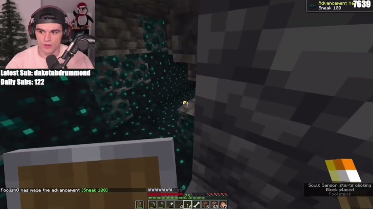 Tina and Foolish discover the Deep Dark (Hardcore World Edit)