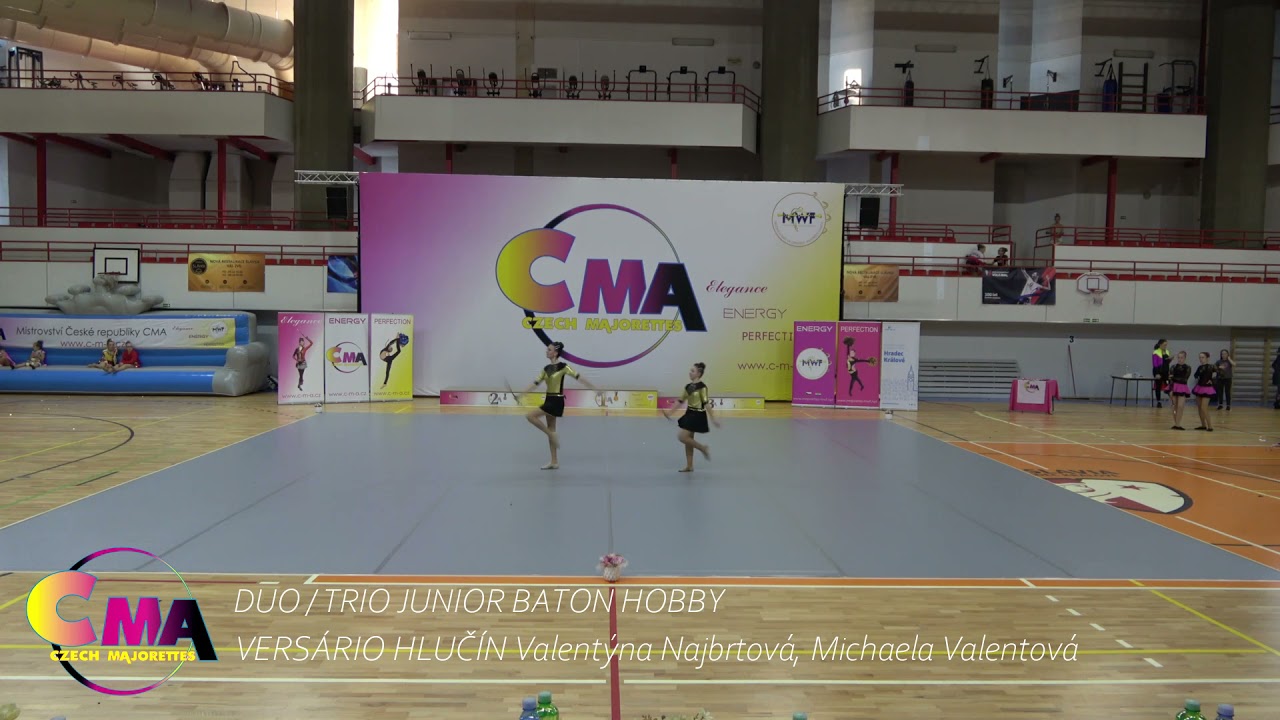 CMA MČR 2021 VERS&Aacute;RIO HLUČ&Iacute;N Valent&yacute;na Najbrtov&aacute;, Michaela Valentov&aacute; / DUO JUNIOR BATON HOBBY
