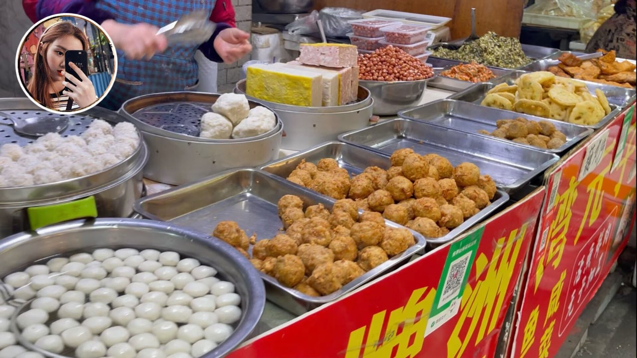 中國武漢天聲街集市Tiansheng Street Market in Wuhan, China