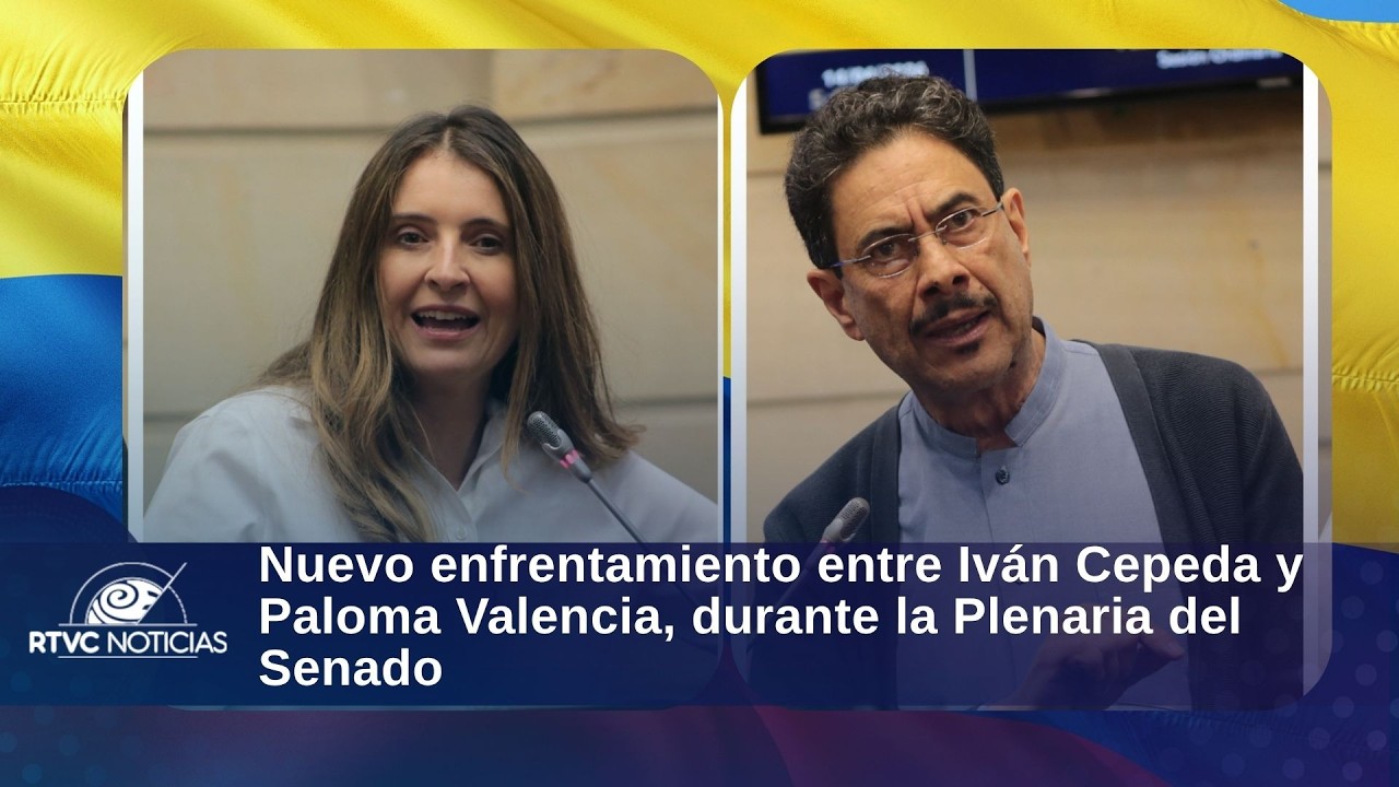 Nuevo enfrentamiento entre Iv&aacute;n Cepeda y Paloma Valencia, durante la Plenaria del Senado