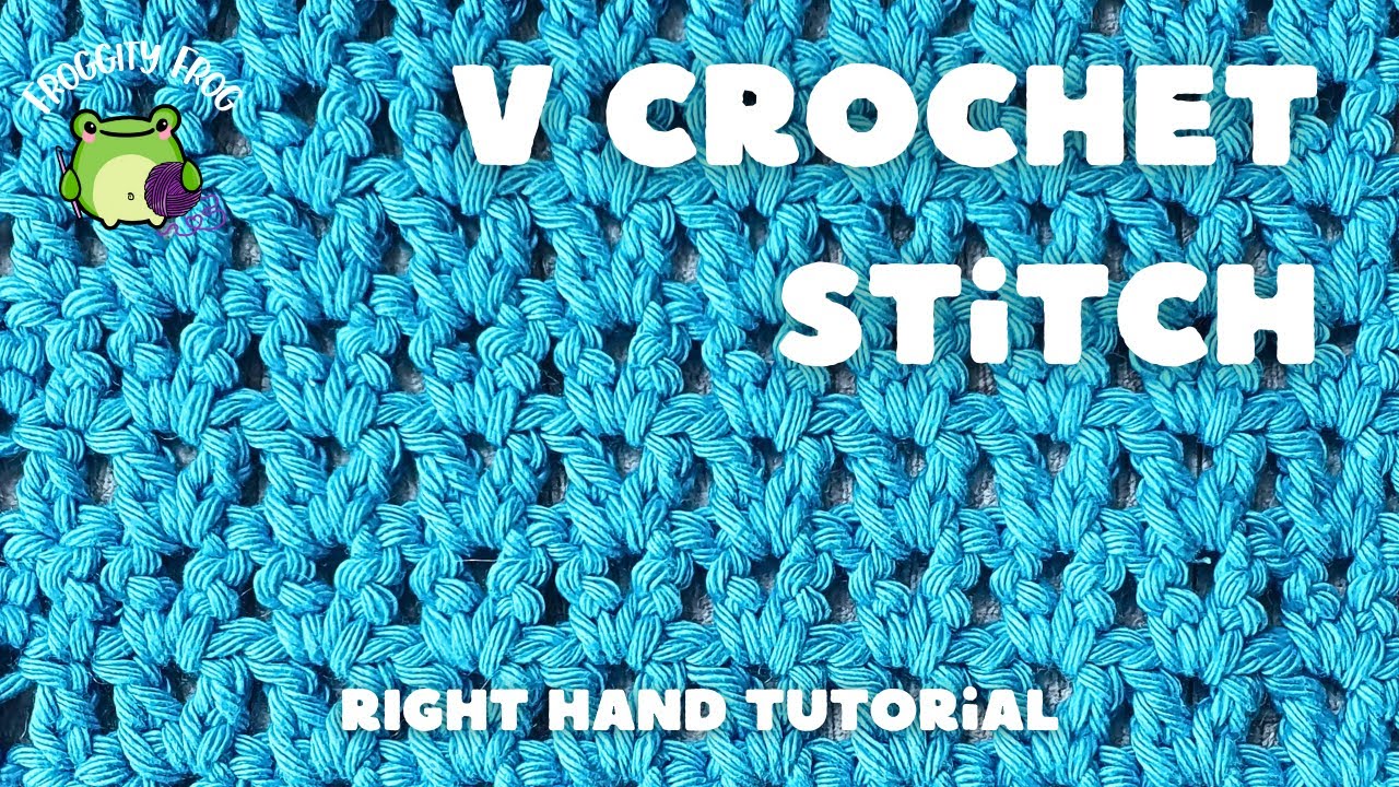 This Crochet V Stitch is ABSOLUTELY AMAZING! EASY & LACY