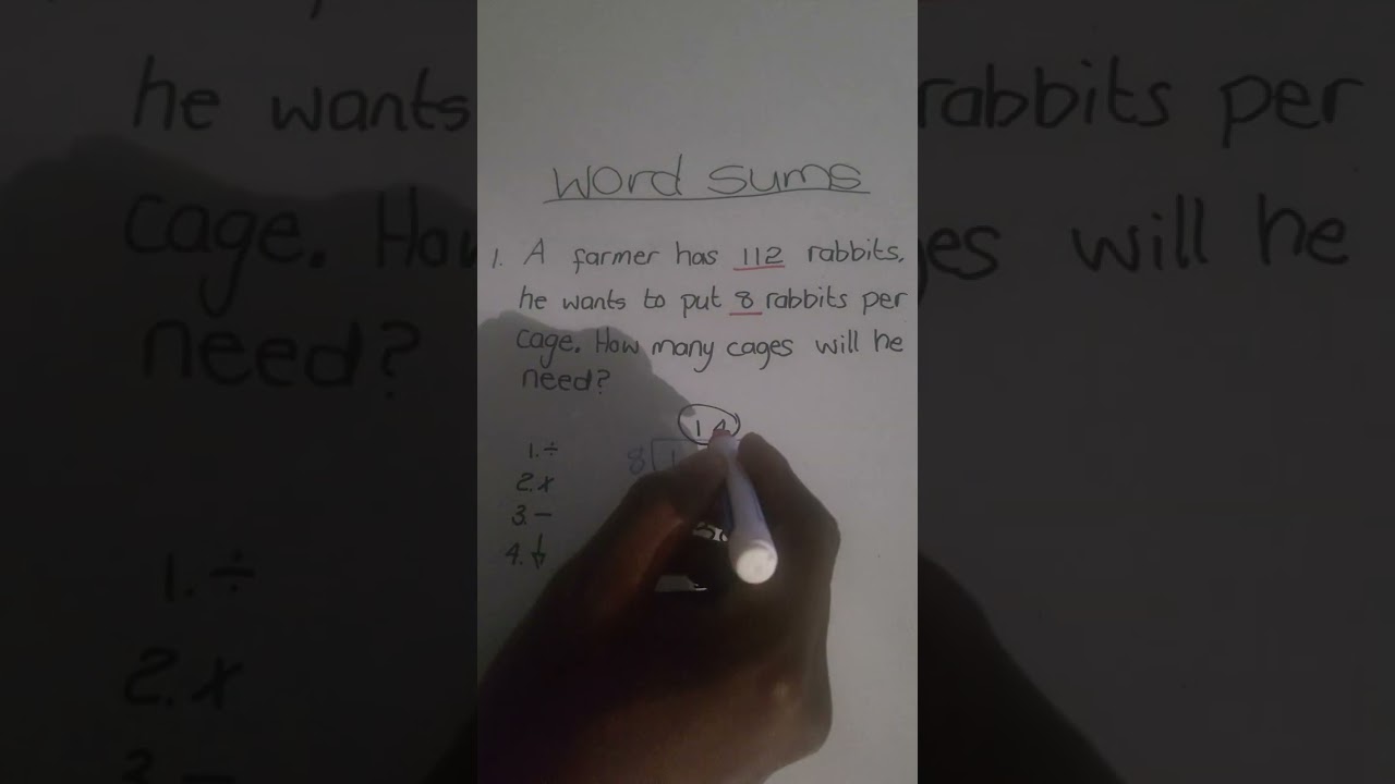 Grade 5 Word Sums 