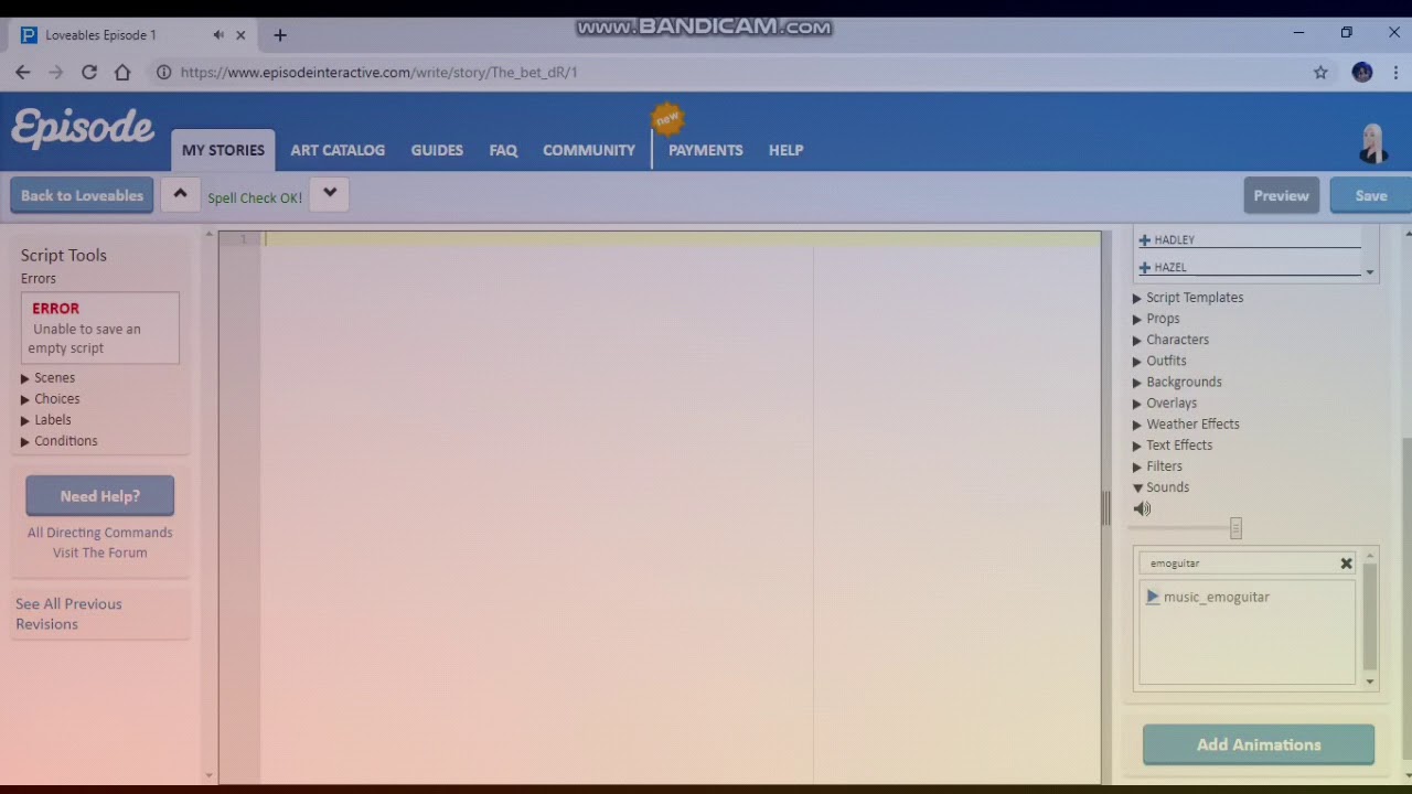 Episode Interactive - Emoguitar - Extended