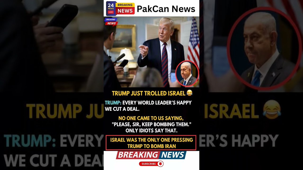 Trump&rsquo;s Iran Deal Comments Spark Debate Over Israel&rsquo;s Position | PakCan News