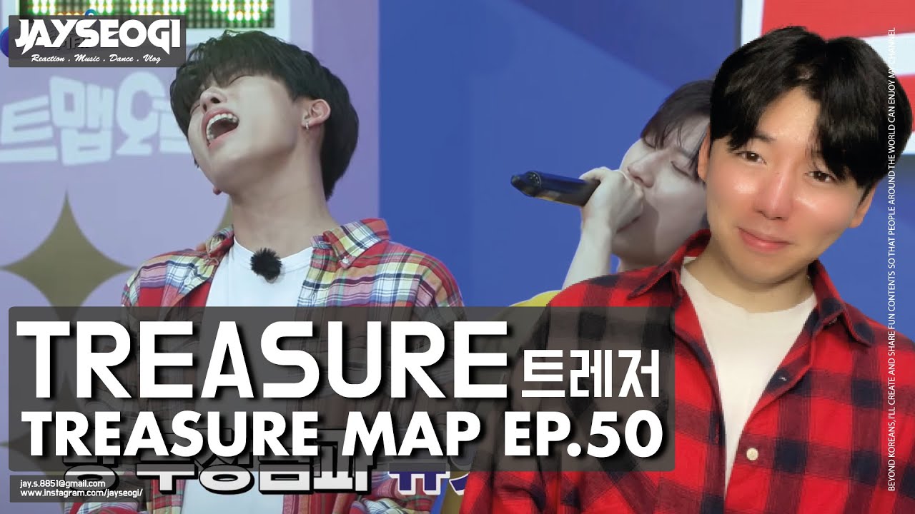 [ENG SUB][TREASURE MAP] EP.50 🎉 랜선 축제! 회식 3차 텐션으로 모십니다 🎉 트맵 오락관 REACTION
