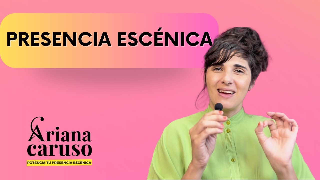 ¿Qué es la presencia escénica?