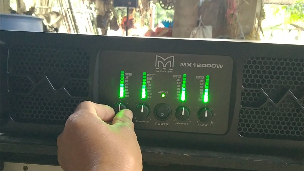 พาแกะชมเพาเวอร์แอมป์#มาตินMX18000W#