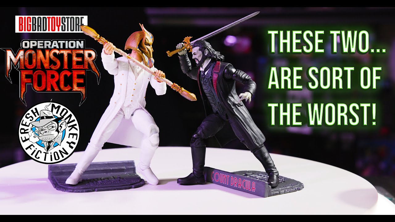 Operation: Monster Force, Dracula and the Forgotten King. Are these the laziest figures of the year?