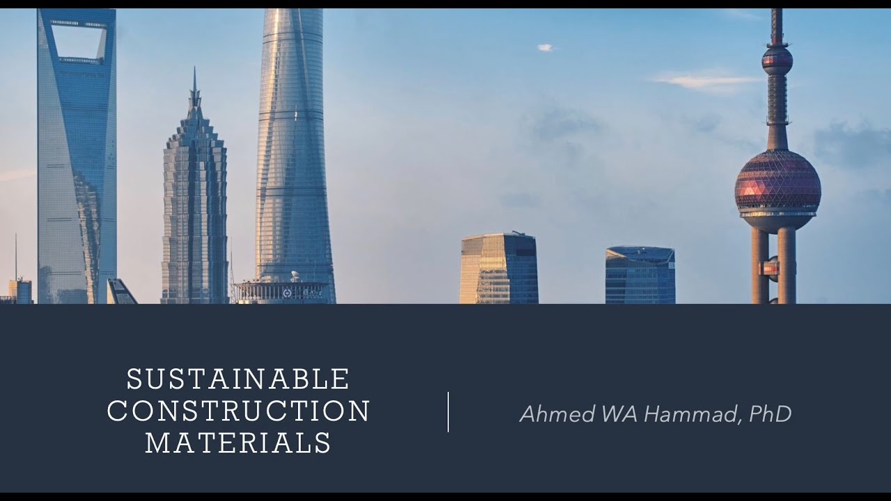 Экологически чистые строительные материалы