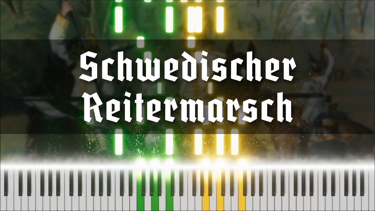 Schwedischer Reitermarsch - Marsch der finnländischen Reiterei (KLAVIER / PIANO)