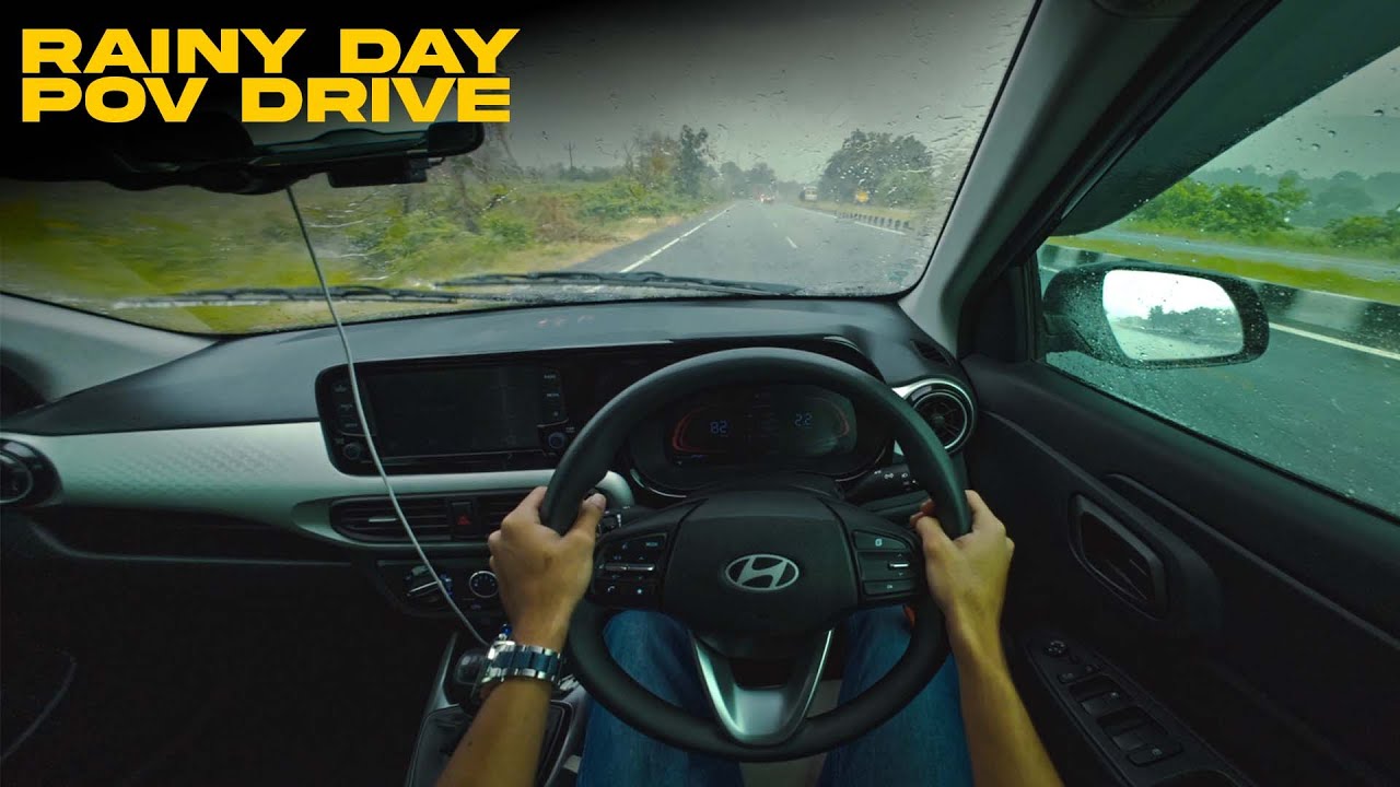 2024 Hyundai Exter S MT Petrol | Pov Drive | ASMR | Rainy Day Pov Drive | Highway Pov Drive