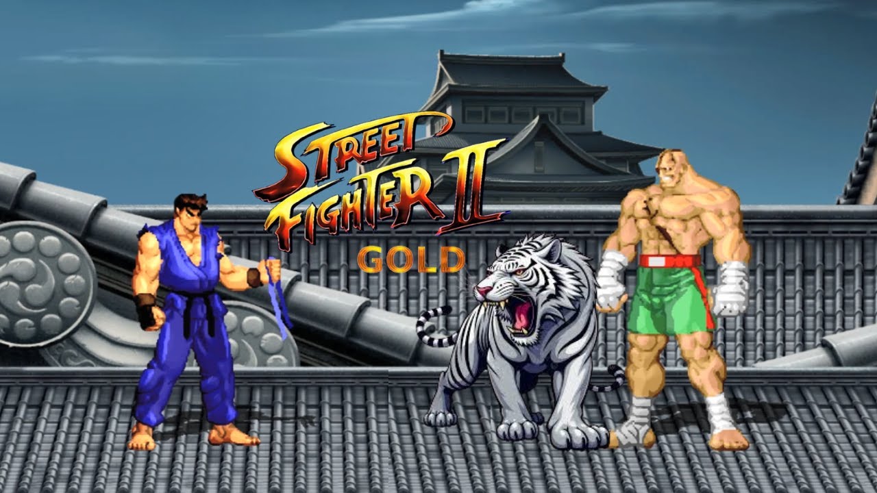 Super Street Fighter GOLD DX HD Ryu vs Sagat