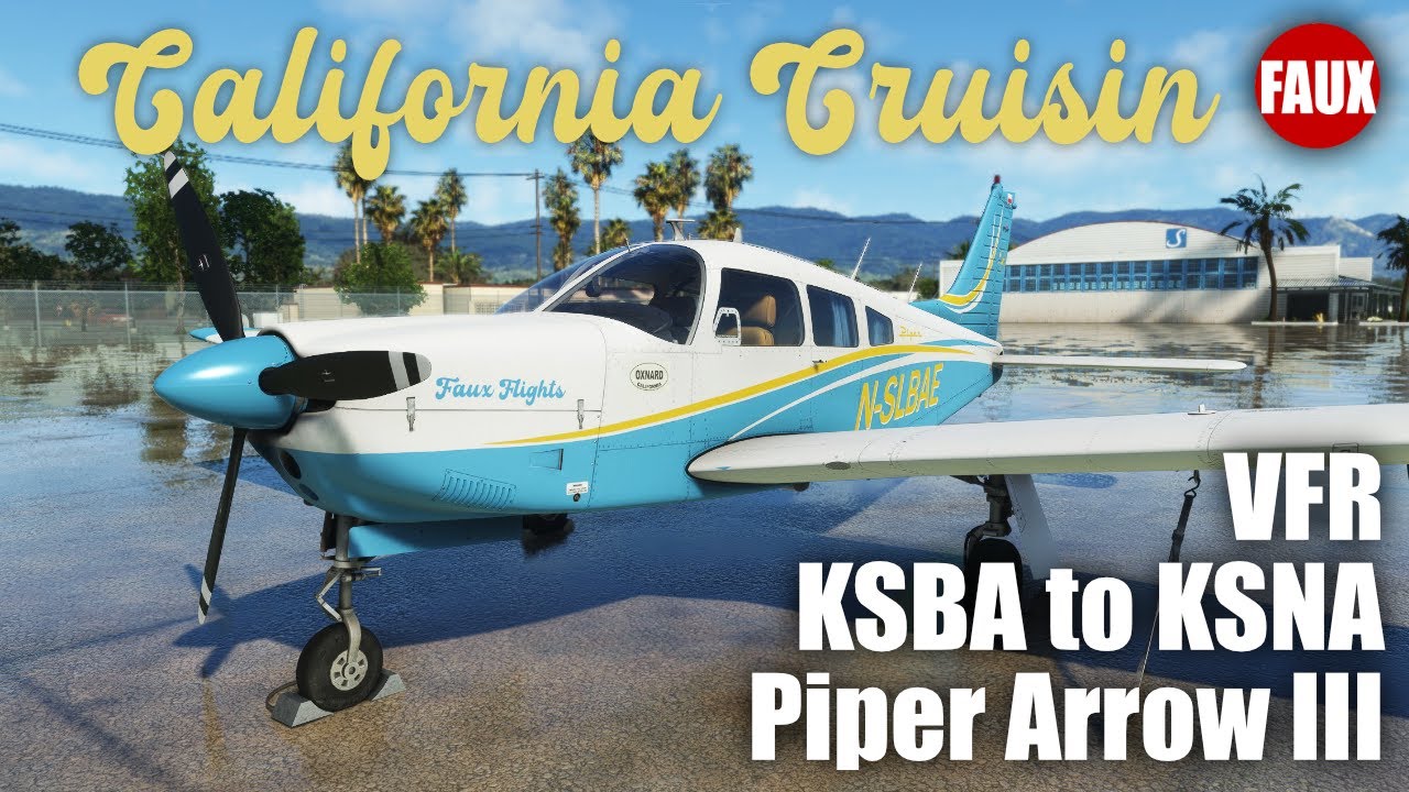 VFR Flight Following KSBA (Santa Barbara) to KSNA (John Wayne) | Piper Arrow III |  Pilot2ATC | VR