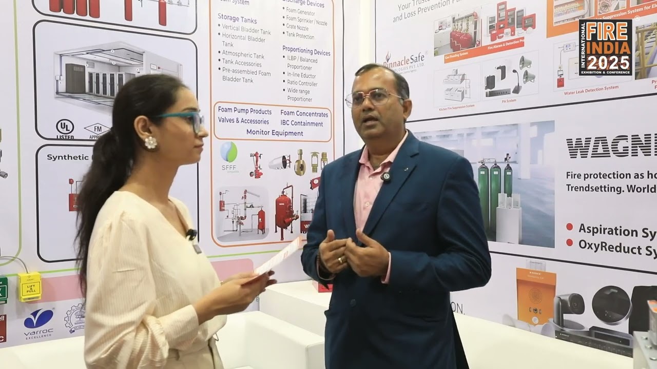 Pinnaclesafe Tech Pvt. Ltd. at Fire India 2025 | 25th to 27th September 2025 | Mumbai