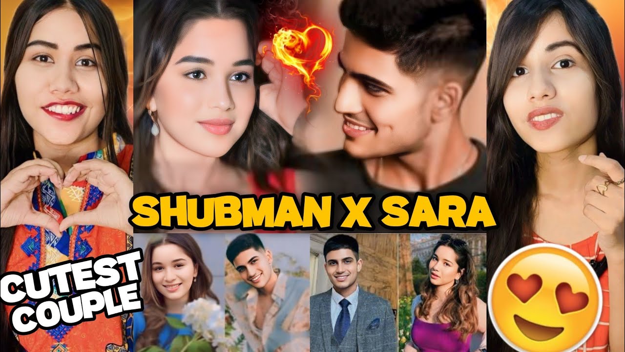 Shubman Gill And Sara Tendulkar Cute & Funny Moments Reaction 😍❤️ | @ashmahReaction