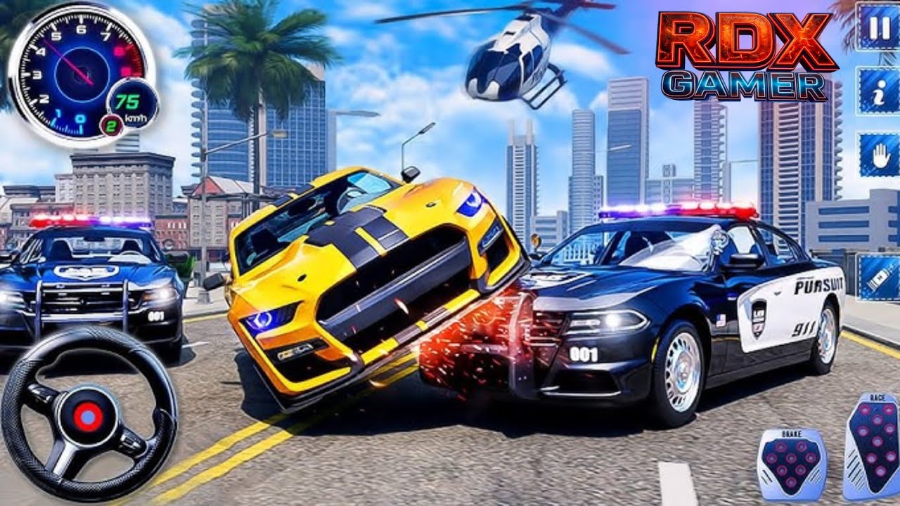 Police Car Chase Simulator 3D Game - Real Cop Cars Driving Simulator 2026 - Android GamePlay 36