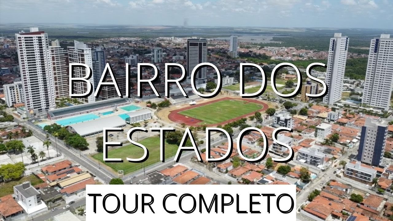 TOUR COMPLETO PELO BAIRRO DOS ESTADOS | JOÃO PESSOA, PARAÍBA