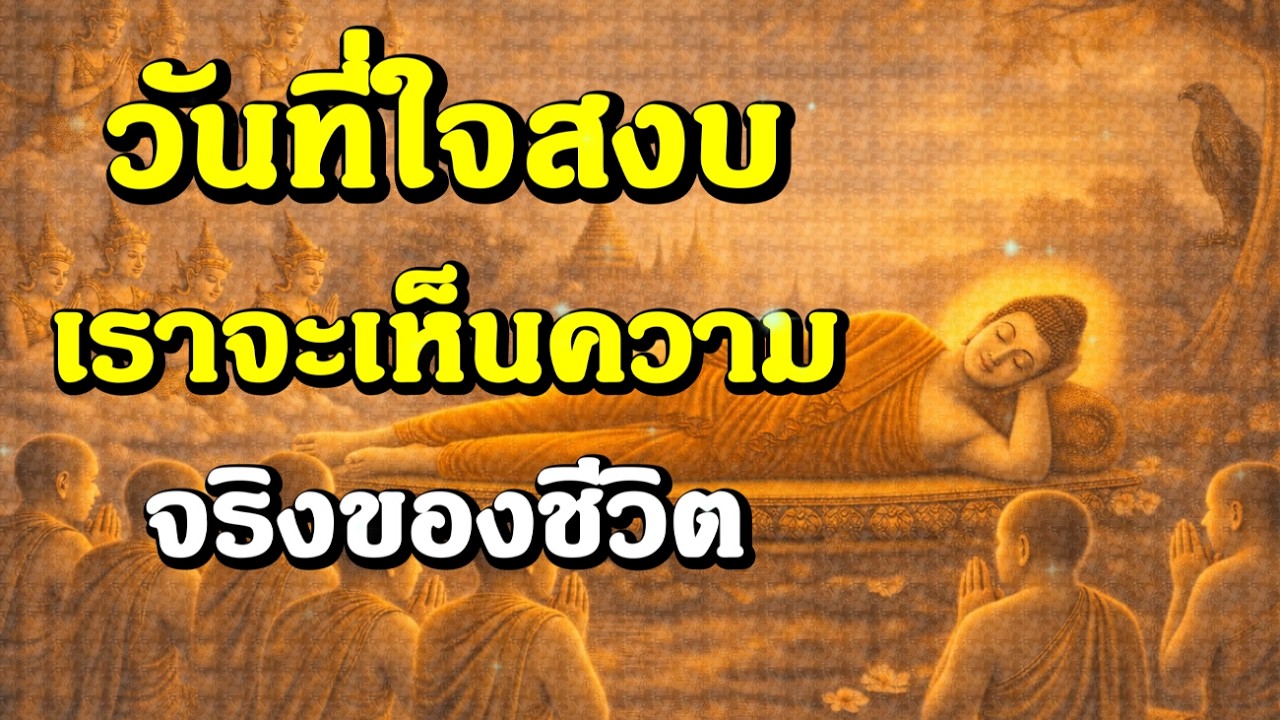 วันที่ใจสงบ เราจะเห็นความจริงของชีวิต | ฟังธรรมะก่อนนอน , ฟังธรรมก่อนนอน | Ep.253