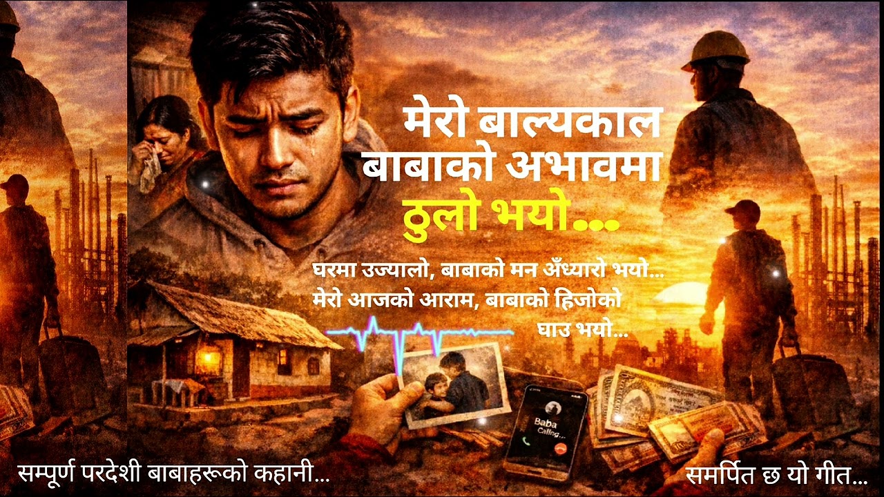 बाबाको अभावमा ठुलो भएको बाल्यकाल baba ko avabma thulo bhayako balyakal~ New Nepali Song 2026 baba