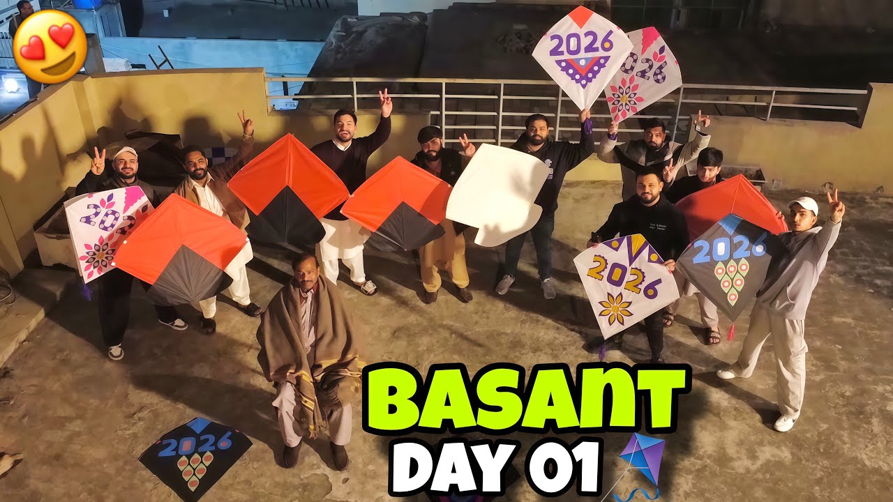 Lahore Basant 2k26🪁❤️ ||Day 01||😍