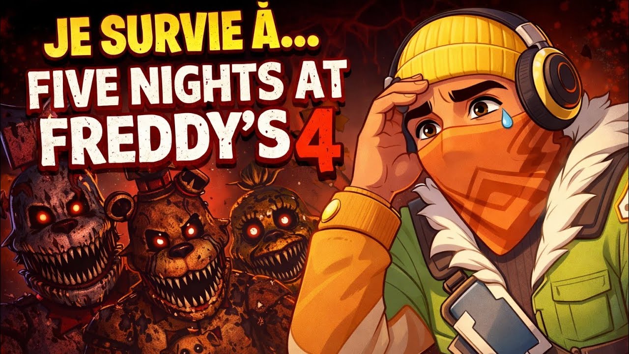 FNAF 4 – La nuit la plus terrifiante commence… 😱