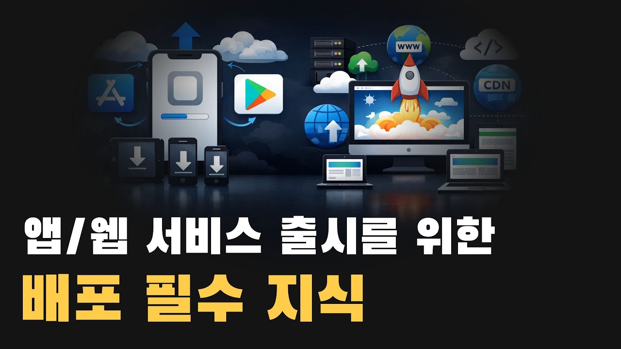 만든 앱, 어떻게 세상에 내놓지? 웹과 앱 배포에 대해 알려드려요