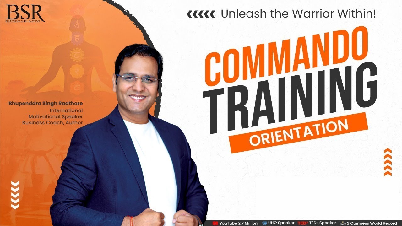DAY 1 Commando Training Orientation (23rd - 25th SEP)  By CoachBSR
