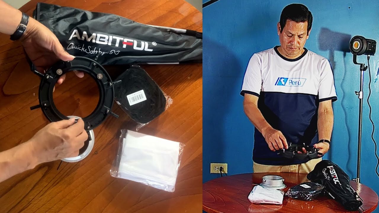 This New Light Setup Is SO COOL! #ambitful #softbox #difusor #UlanziVL120Bi