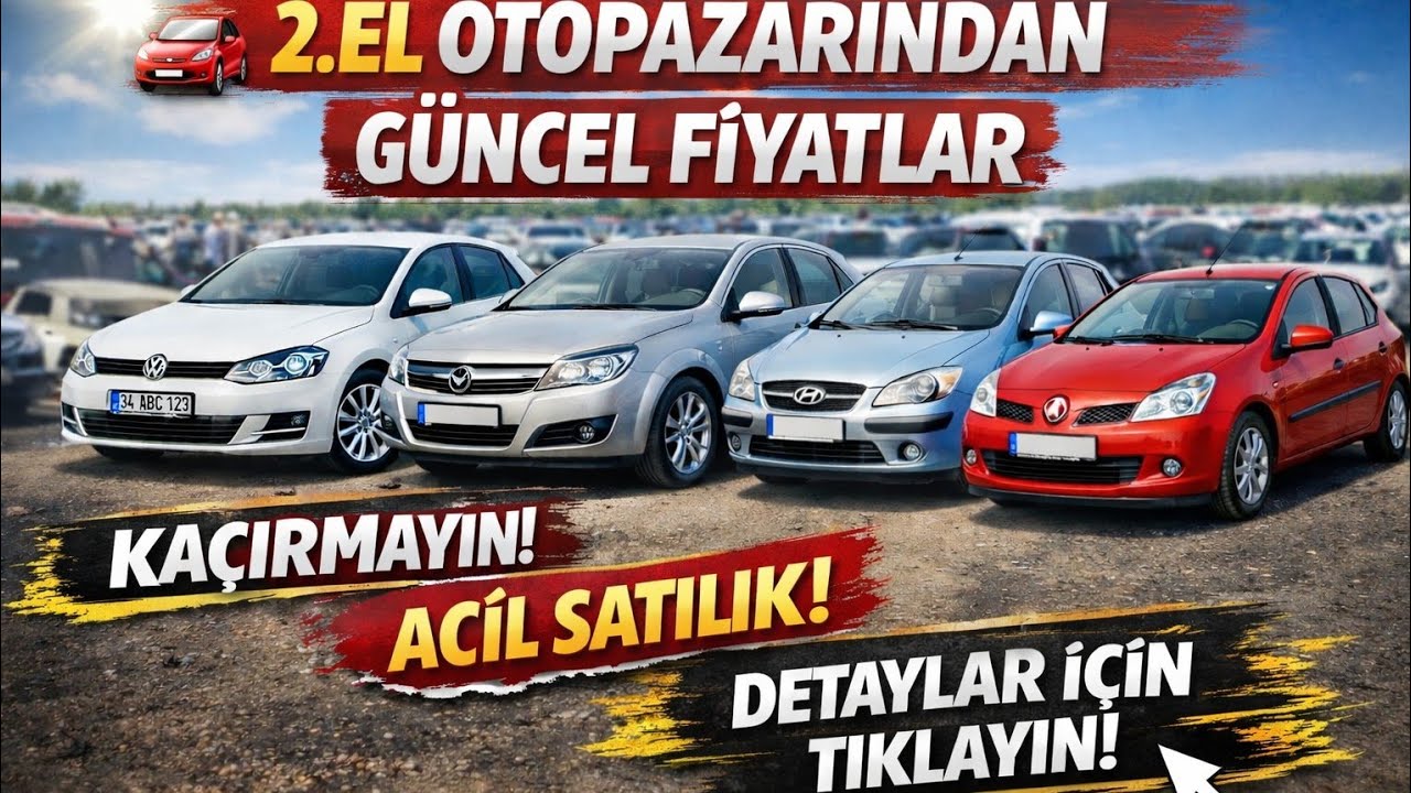 2.El Otopazarı Fiyatları ŞOK ETTİ! 115.000 TL’den Başlayan Arabalar | 1. Bölüm