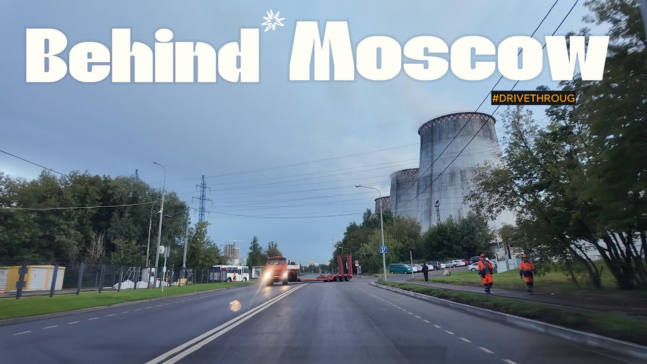 4K Driving BEHIND MOSCOW Russia | UNSEEN by TOURISTS