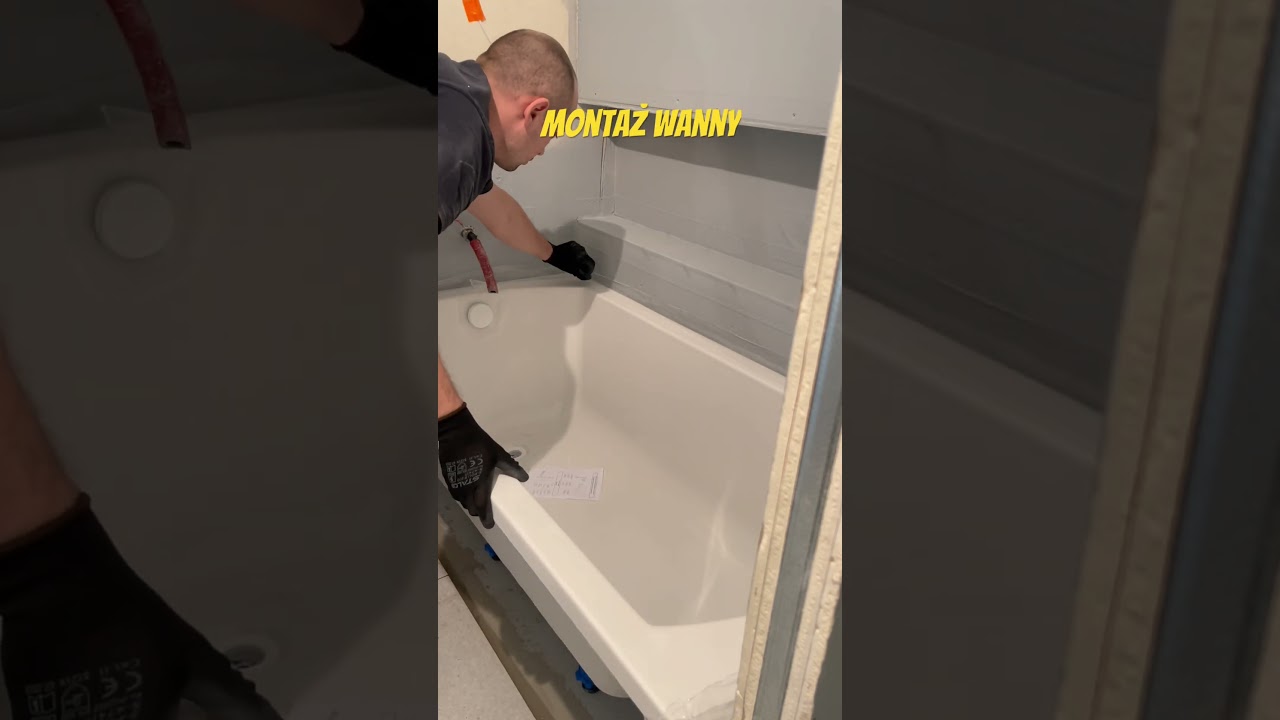 montaż wanny #bathroom #łazienka #remontłazienki #bathroomdesign  #wanna