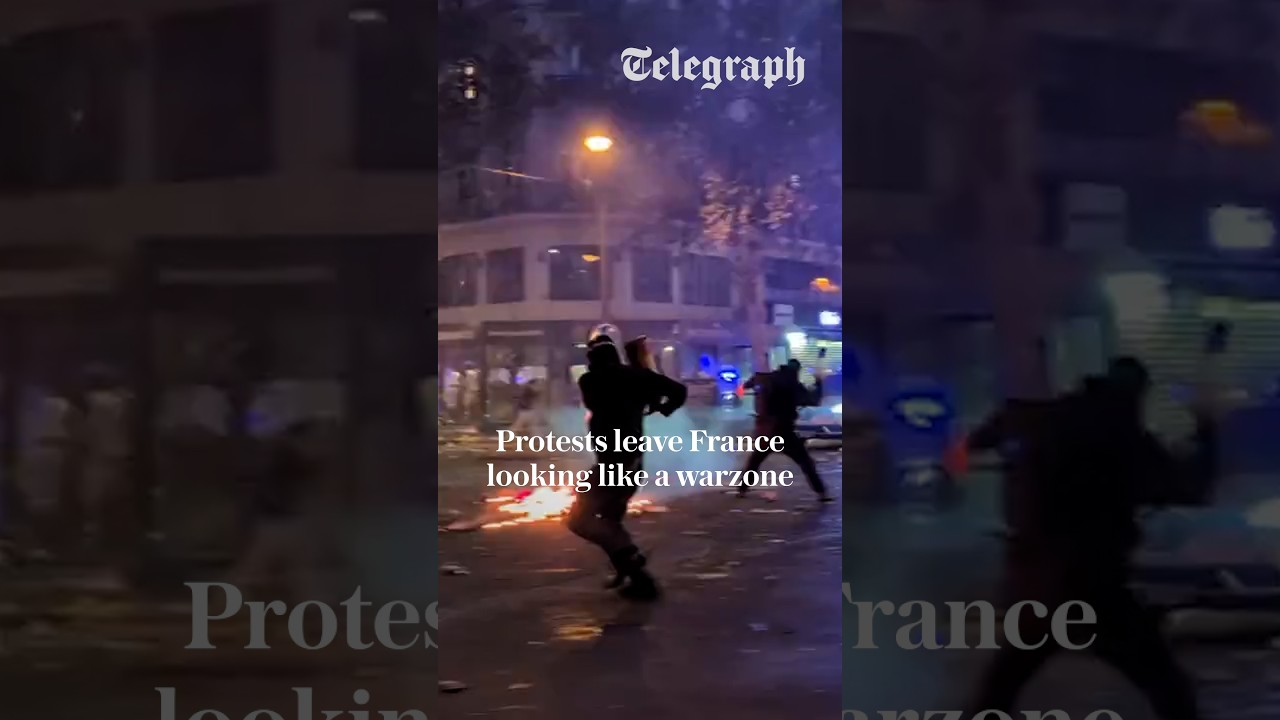 Тысячи арестованных после того, как мародеры разграбили Париж