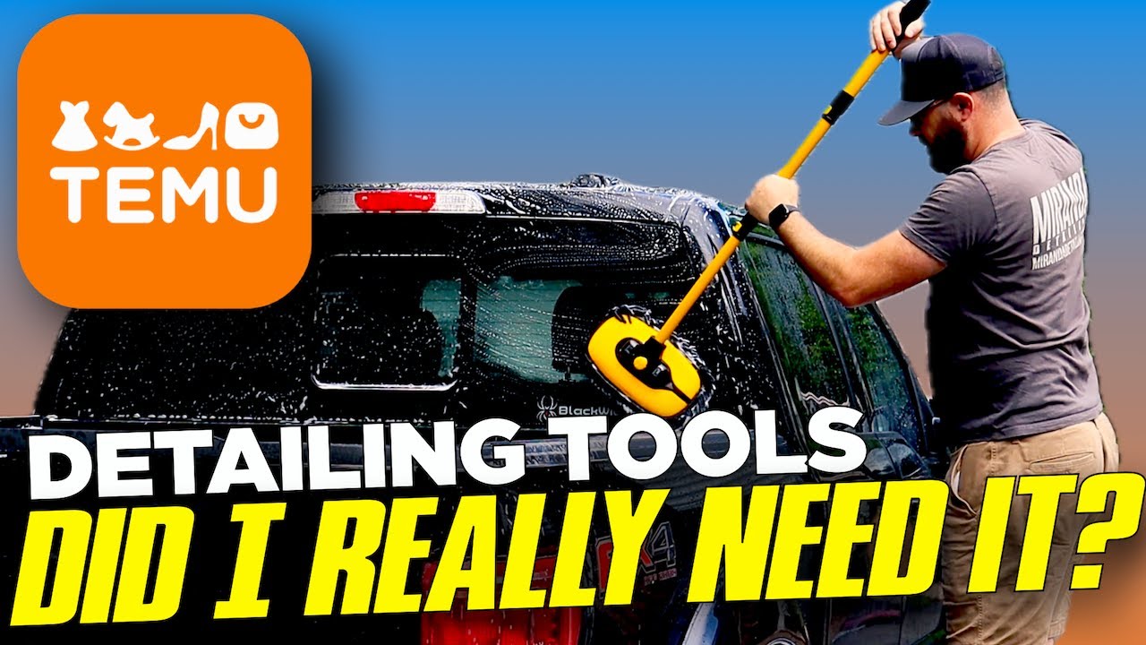 Do Affordable Car Detailing Tools From Temu Actually Work?