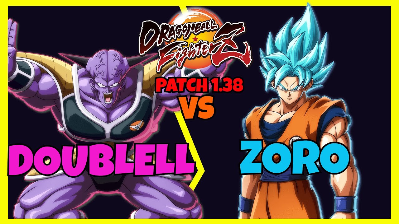 DBFZ - DOUBLELL vs ZORO matches (Super Baby 2, Ginyu, Piccolo vs Blue Goku, Hit, Vegito)