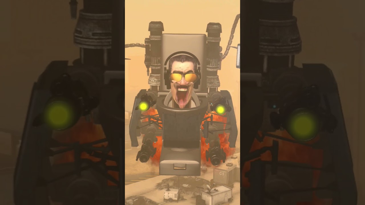 G MAN VS FAKE G MAN #toilet #skibidi #skibiditoilet #sfm #memes