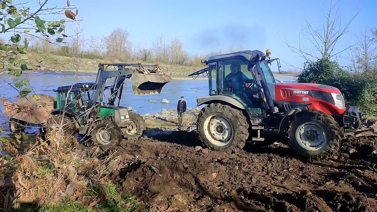 Massey Ferguson 285 Battı/Kurtarıcıları Hattat T4100 ve Valtra A85 Keyif Dolu Bir Macera
